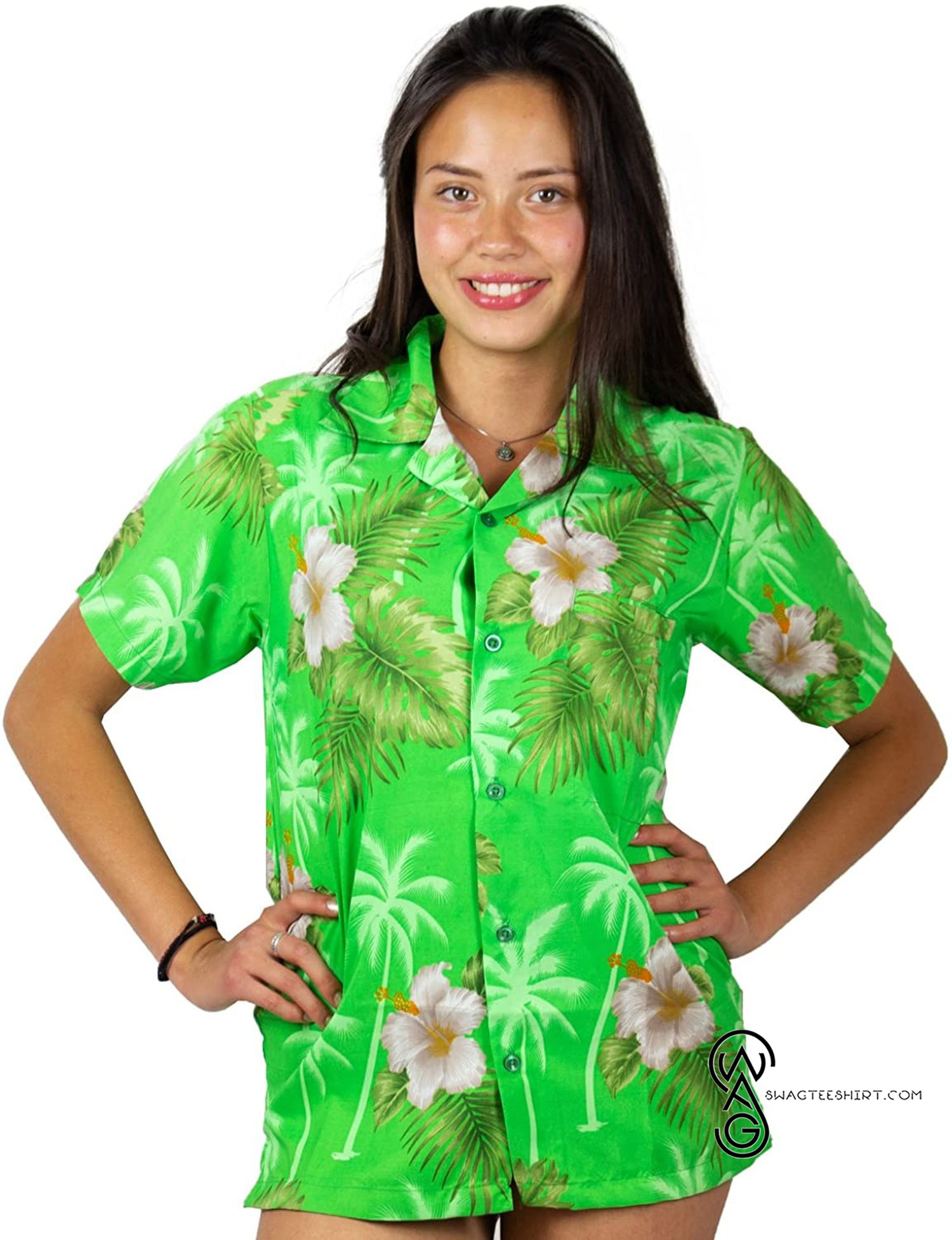 [Top Trending] Funky Aloha Hawaiian Beach Summer Print Navy Flower Full Printing Hawaiian Shirt